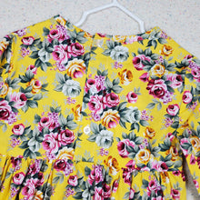 Load image into Gallery viewer, Yellow Floral Dress 3t
