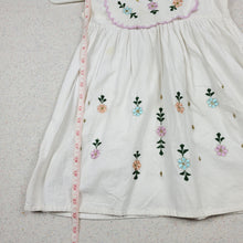Load image into Gallery viewer, Mexican Floral Embroidered Dress 5t
