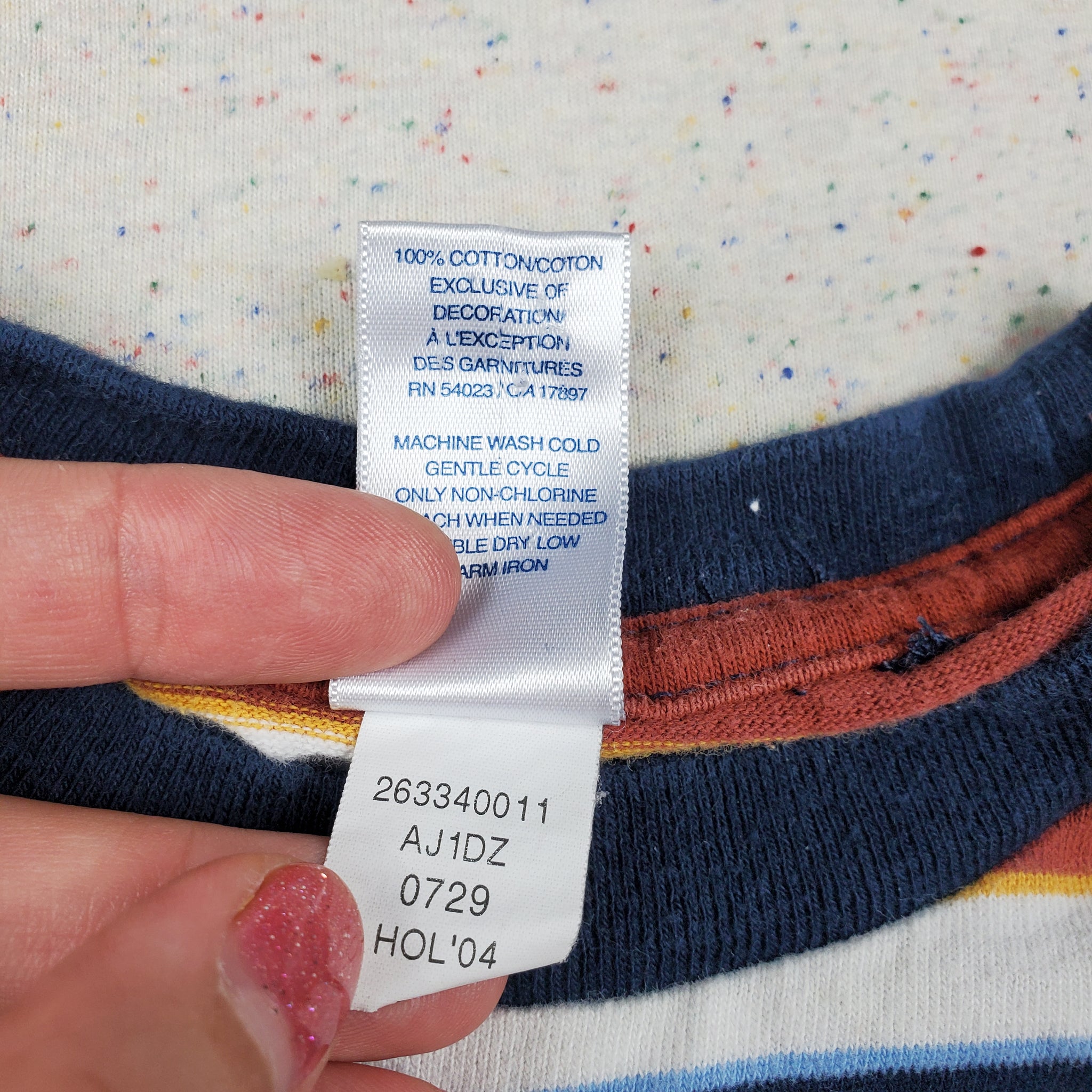 Y2k Old Navy Striped Shirt 4t – Nostalgic Baby Vintage