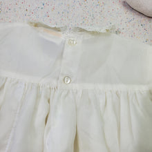 Load image into Gallery viewer, Vintage Sheer White Dress 12-18 months
