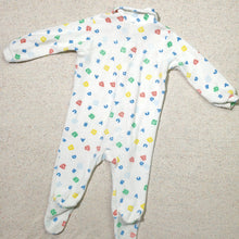 Load image into Gallery viewer, Vintage Terrycloth Footed Pjs 6 months
