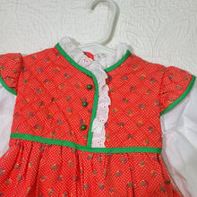Load image into Gallery viewer, Vintage Holiday Dress 2t
