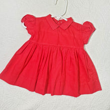 Load image into Gallery viewer, Vinage Red Simple Dress 12 months

