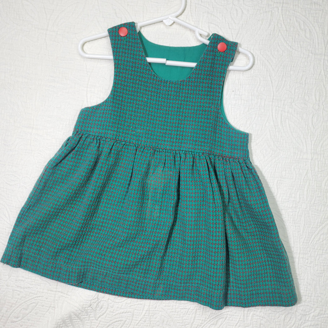 Vintage Fall/Holiday Dress Overlay 2t