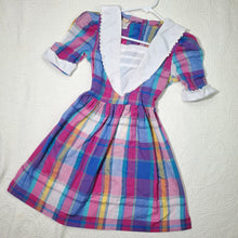 Load image into Gallery viewer, Vintage Plaid Dress kids 6/8
