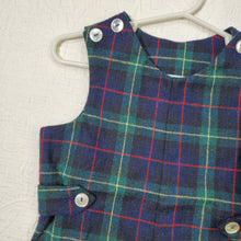 Load image into Gallery viewer, Vintage Plaid Jon Jon 12 months
