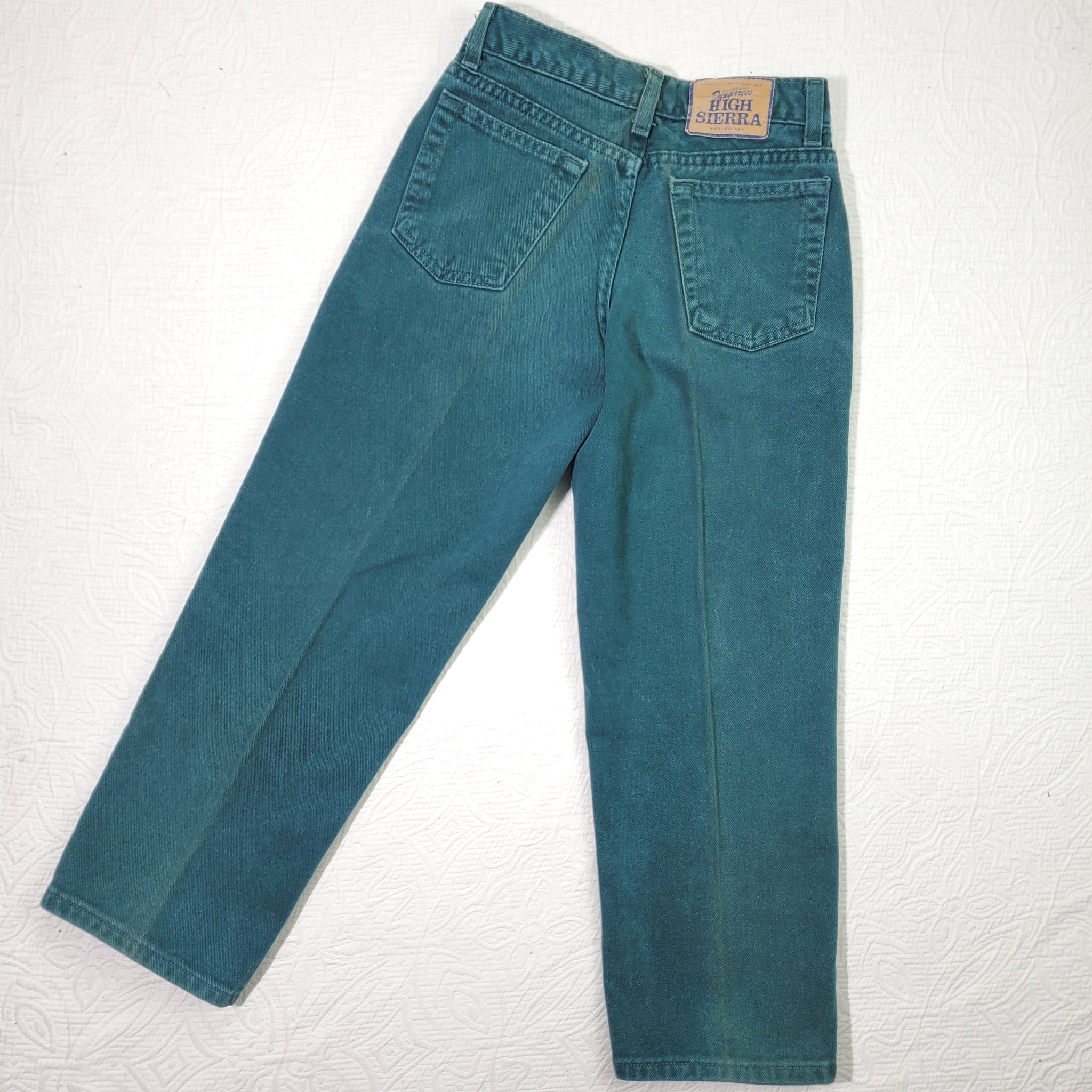 Vintage Forest Green Jeans kids 10 – Nostalgic Baby Vintage