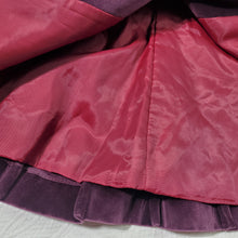 Load image into Gallery viewer, Vintage Plum Velour Coat 2t
