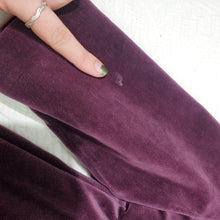 Load image into Gallery viewer, Vintage Plum Velour Coat 2t
