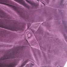 Load image into Gallery viewer, Vintage Plum Velour Coat 2t
