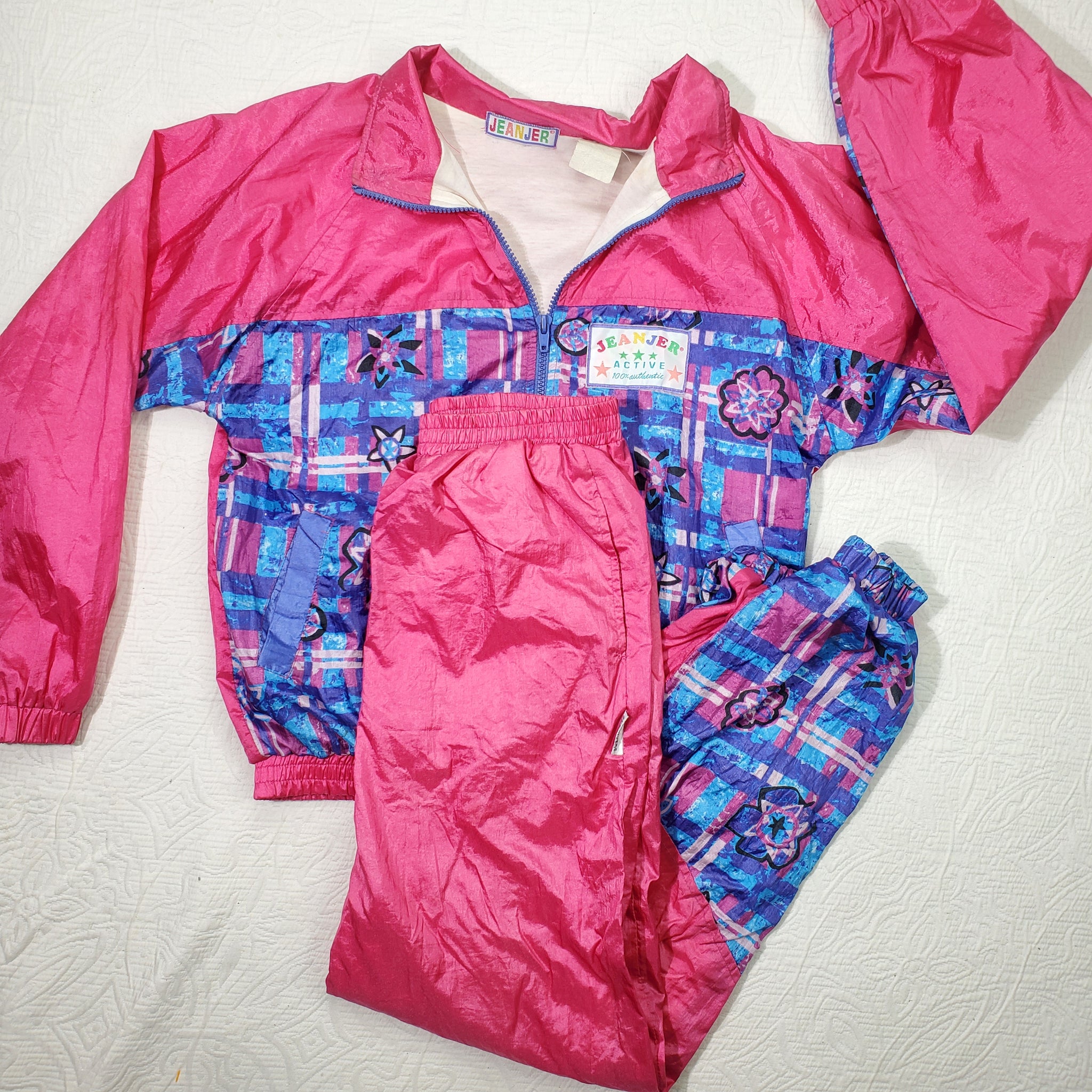 Vintage Windbreaker Track Suit Set kids 14