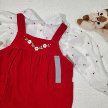 Load image into Gallery viewer, Vintage Matching Set Bodysuit/Shirt 24 months
