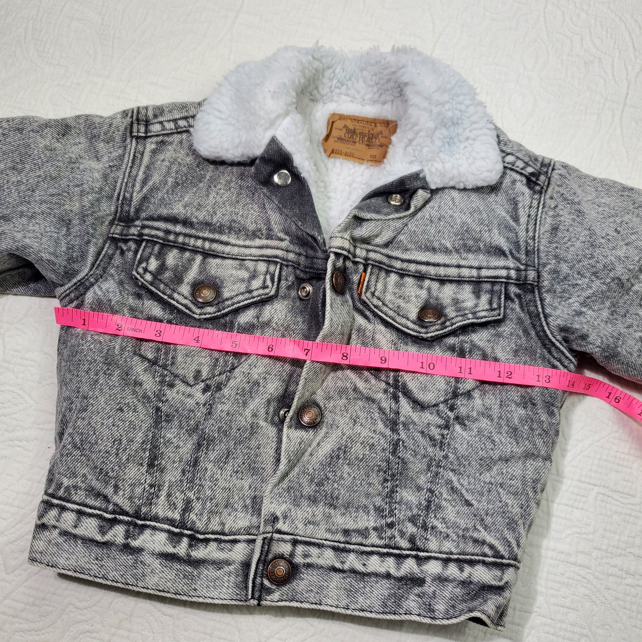 Levis How To Clean A Sherpa Jacket Vintage Levi's Black/Grey Acid