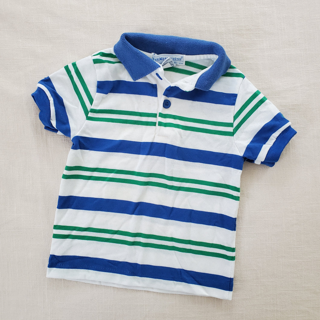 Vintage Oshkosh Striped Shirt 18 months