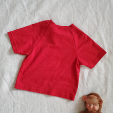 Load image into Gallery viewer, Retro Red Hot Half Button Tee 18 months
