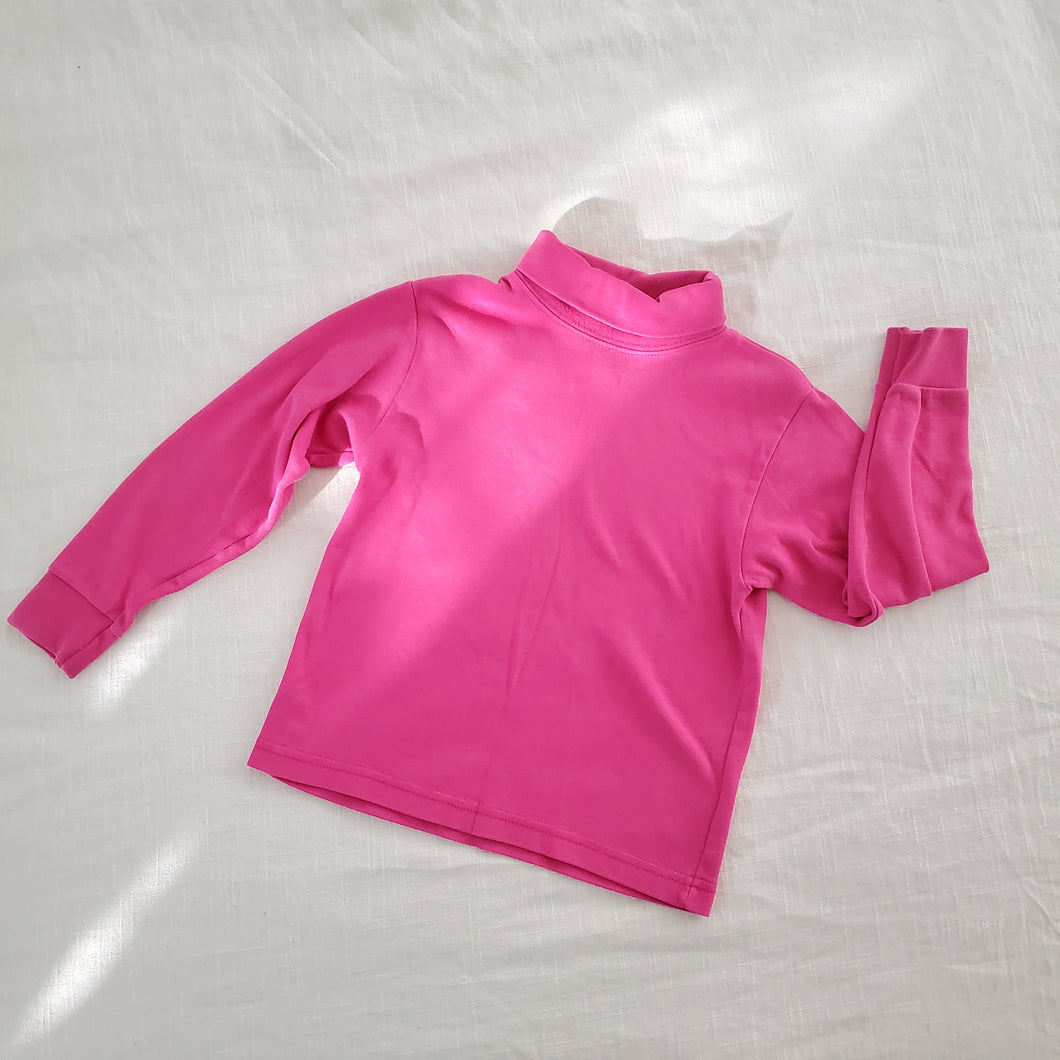 Vintage Hot Pink Turtleneck Shirt 5t