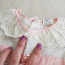 Load image into Gallery viewer, Vintage Eyelet Bubble 6-9 months *flaws*
