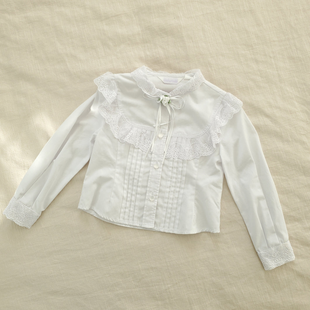 Boutique White Lace Shirt 2t