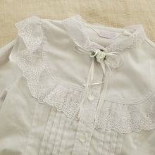 Load image into Gallery viewer, Boutique White Lace Shirt 2t
