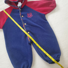 Load image into Gallery viewer, Vintage Slouchy Fleece Bodysuit 12 months
