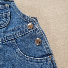 Load image into Gallery viewer, Vintage Denim Overalls 3-6 months
