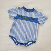 Load image into Gallery viewer, Older Reptiles Striped Onesie 18 months
