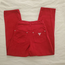 Load image into Gallery viewer, Vintage Guess Red High Waist Jeans kids 10
