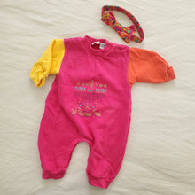 Load image into Gallery viewer, Vintage Bodysuit &amp; Bow Set 3-6 months
