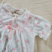 Load image into Gallery viewer, Vintage Floral Footed Pjs 12-18 months
