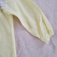 Load image into Gallery viewer, Vintage Yellow Footed Pjs 0-3 months
