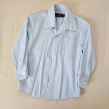 Load image into Gallery viewer, Blue Striped Buttondown Shirt 5t

