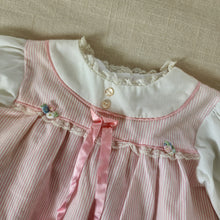 Load image into Gallery viewer, Vintage Long Pink Dress 0-3 months
