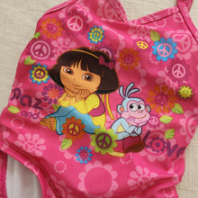 Load image into Gallery viewer, Y2k Dora &amp; Boots Swimsuit 24 months
