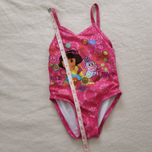 Load image into Gallery viewer, Y2k Dora &amp; Boots Swimsuit 24 months
