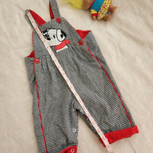 Load image into Gallery viewer, Vintage Puppy Houndstooth Romper 3-6 months
