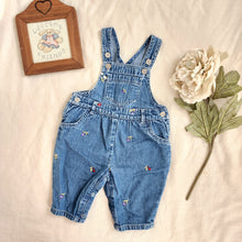 Load image into Gallery viewer, Vintage Floral Bubble Overalls 3-6 months
