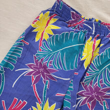 Load image into Gallery viewer, Vintage Bright Tropical Shorts adult small
