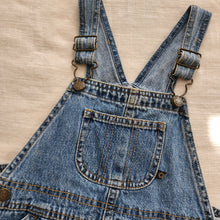 Load image into Gallery viewer, Older Faded Glory Denim Shortalls 4t
