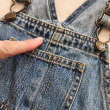 Load image into Gallery viewer, Older Faded Glory Denim Shortalls 4t
