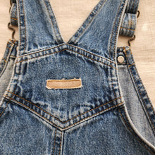 Load image into Gallery viewer, Older Faded Glory Denim Shortalls 4t
