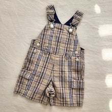 Load image into Gallery viewer, Vintage &#39;02 Gymboree Plaid Shortalls 6-12 months
