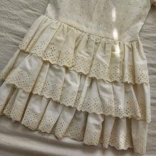 Load image into Gallery viewer, Vintage Youngland Eyelet Cream Dress kids 8
