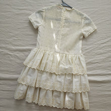 Load image into Gallery viewer, Vintage Youngland Eyelet Cream Dress kids 8
