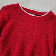 Load image into Gallery viewer, Vintage Red Knit Sweater 5t
