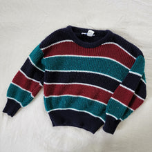 Load image into Gallery viewer, Vintage Striped Knit Sweater kids 6
