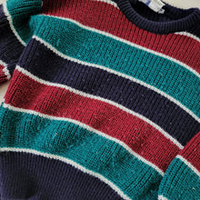 Load image into Gallery viewer, Vintage Striped Knit Sweater kids 6
