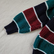 Load image into Gallery viewer, Vintage Striped Knit Sweater kids 6
