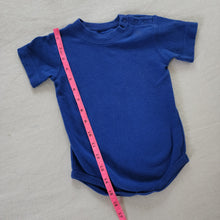 Load image into Gallery viewer, Vintage Solid Blue One-piece 12 months
