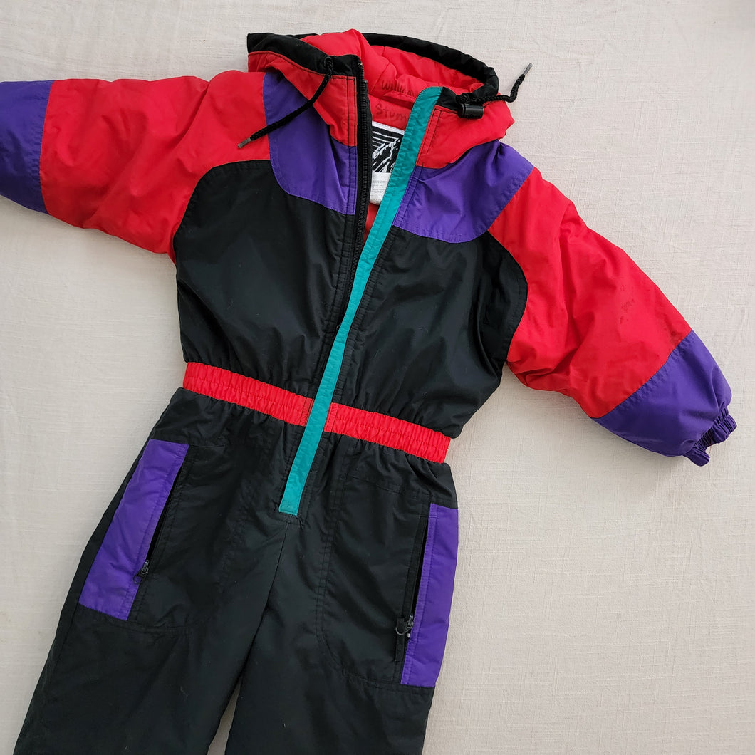 Vintage Color Block Weather Resistant Snowsuit 5t