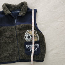 Load image into Gallery viewer, Vintage Dino Fleece Vest 2t/3t
